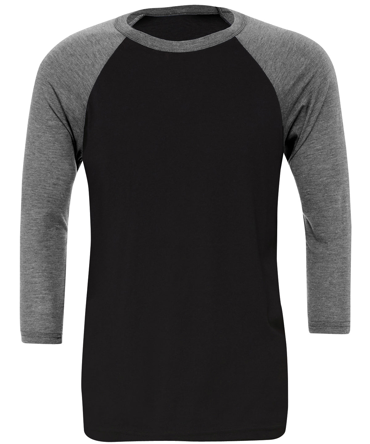 Unisex triblend Â¾ sleeve baseball t-shirt