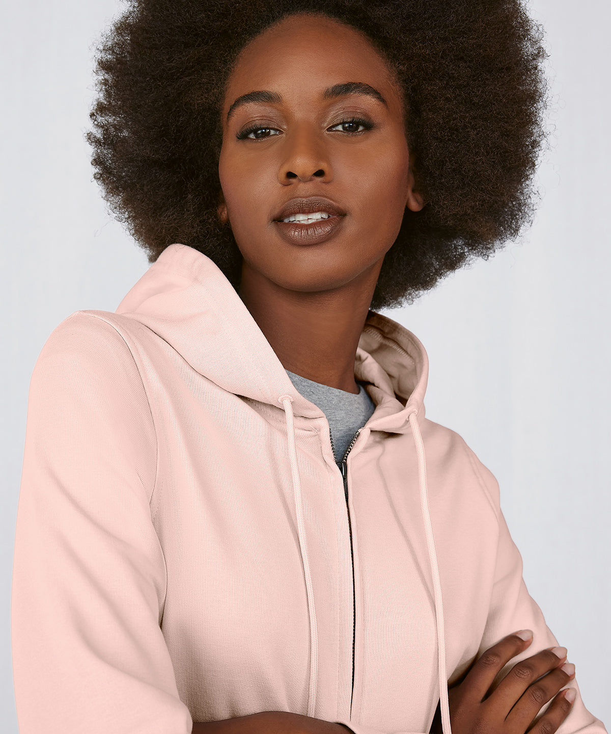 B&amp;C Inspire Zipped Hood /women