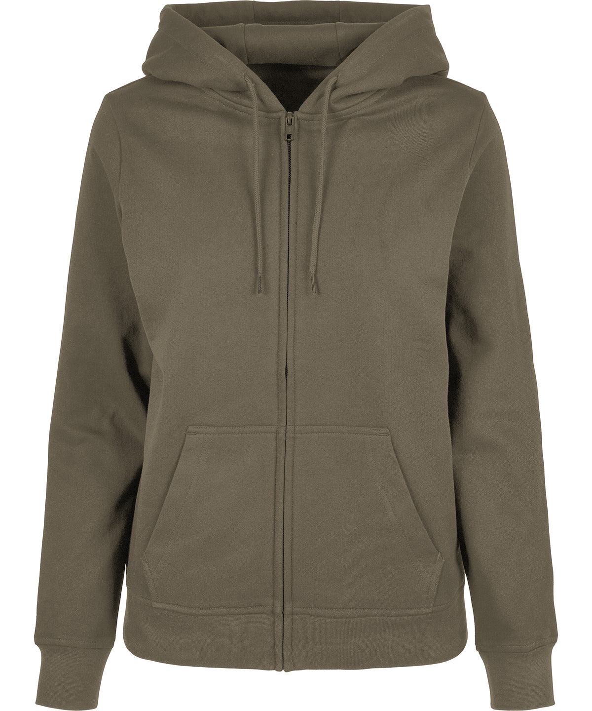 WomenÂs basic zip hoodie