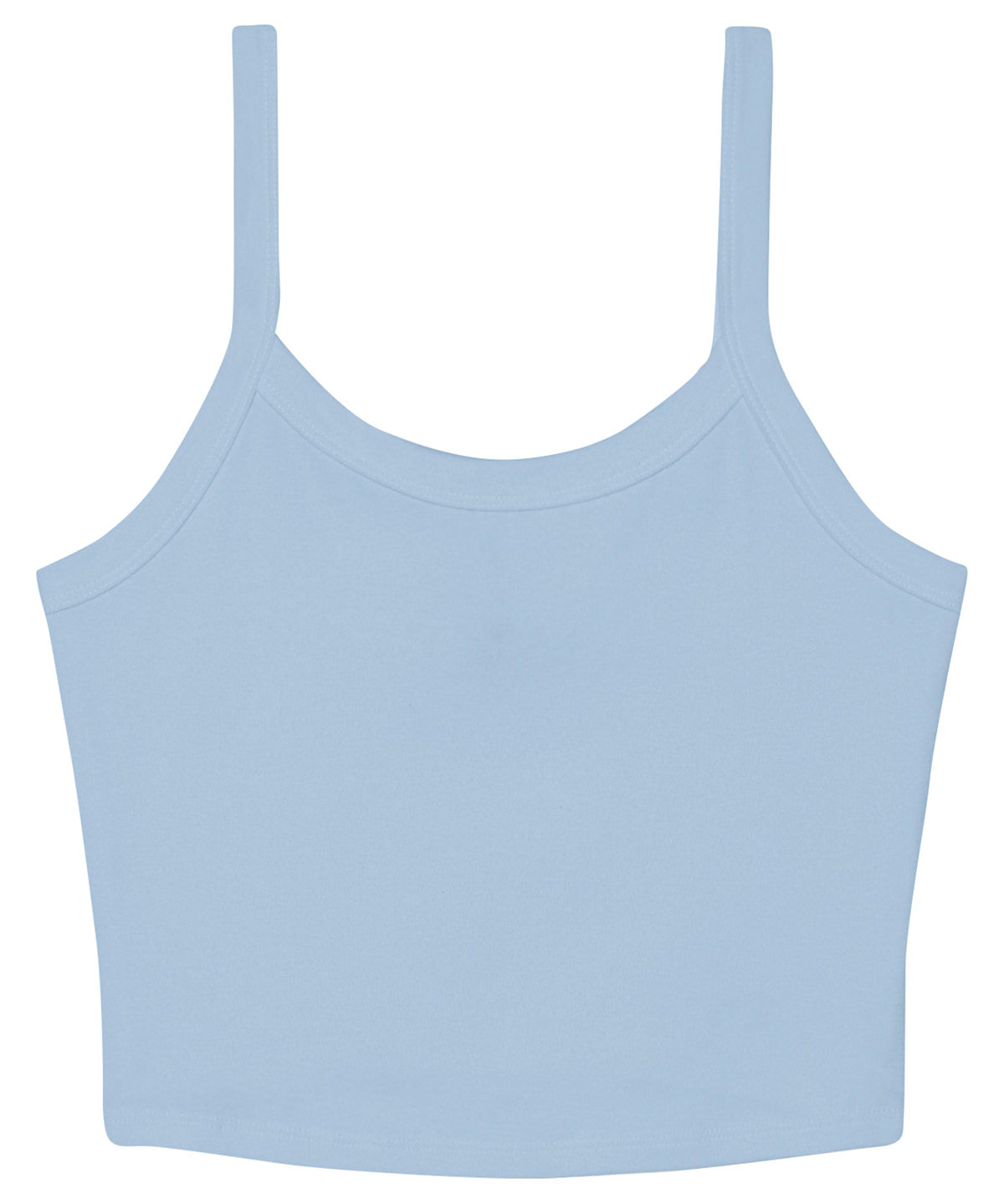WomenÂs micro rib spaghetti strap tank