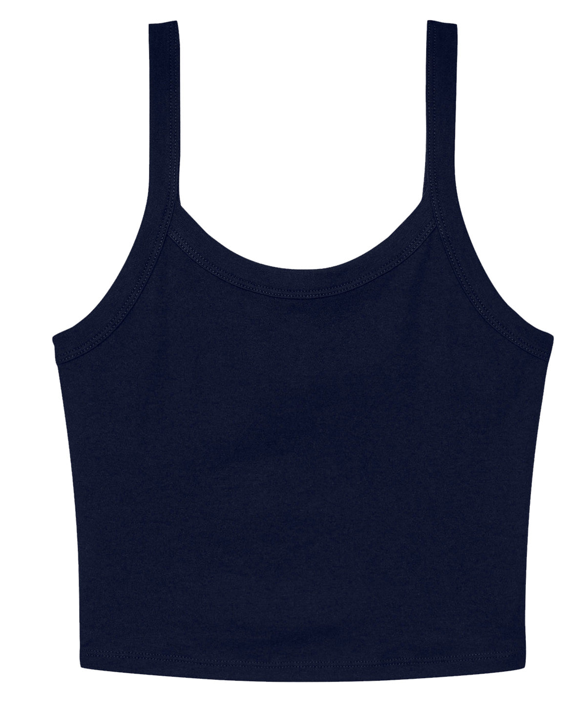 WomenÂs micro rib spaghetti strap tank
