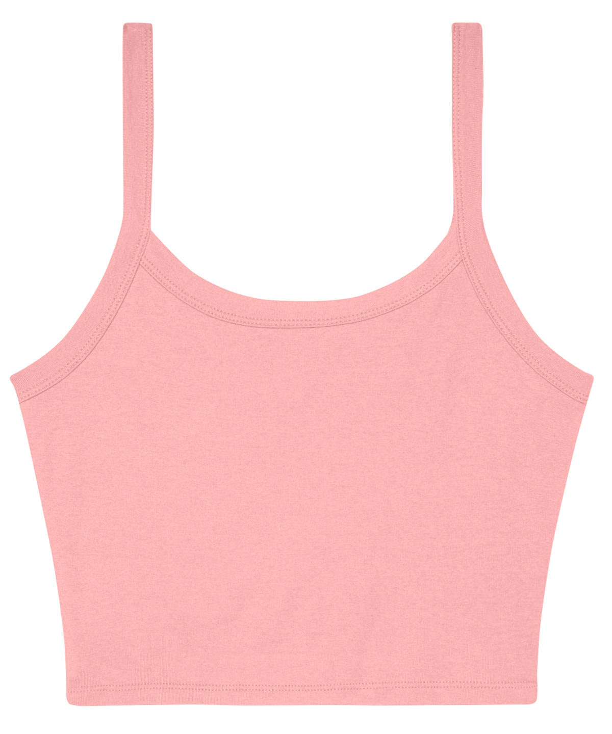WomenÂs micro rib spaghetti strap tank