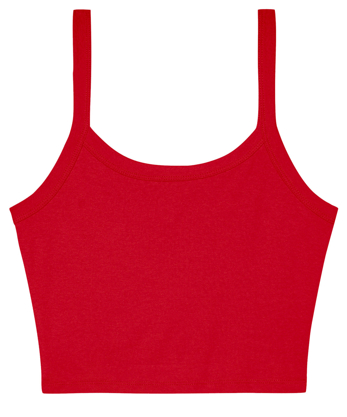 WomenÂs micro rib spaghetti strap tank