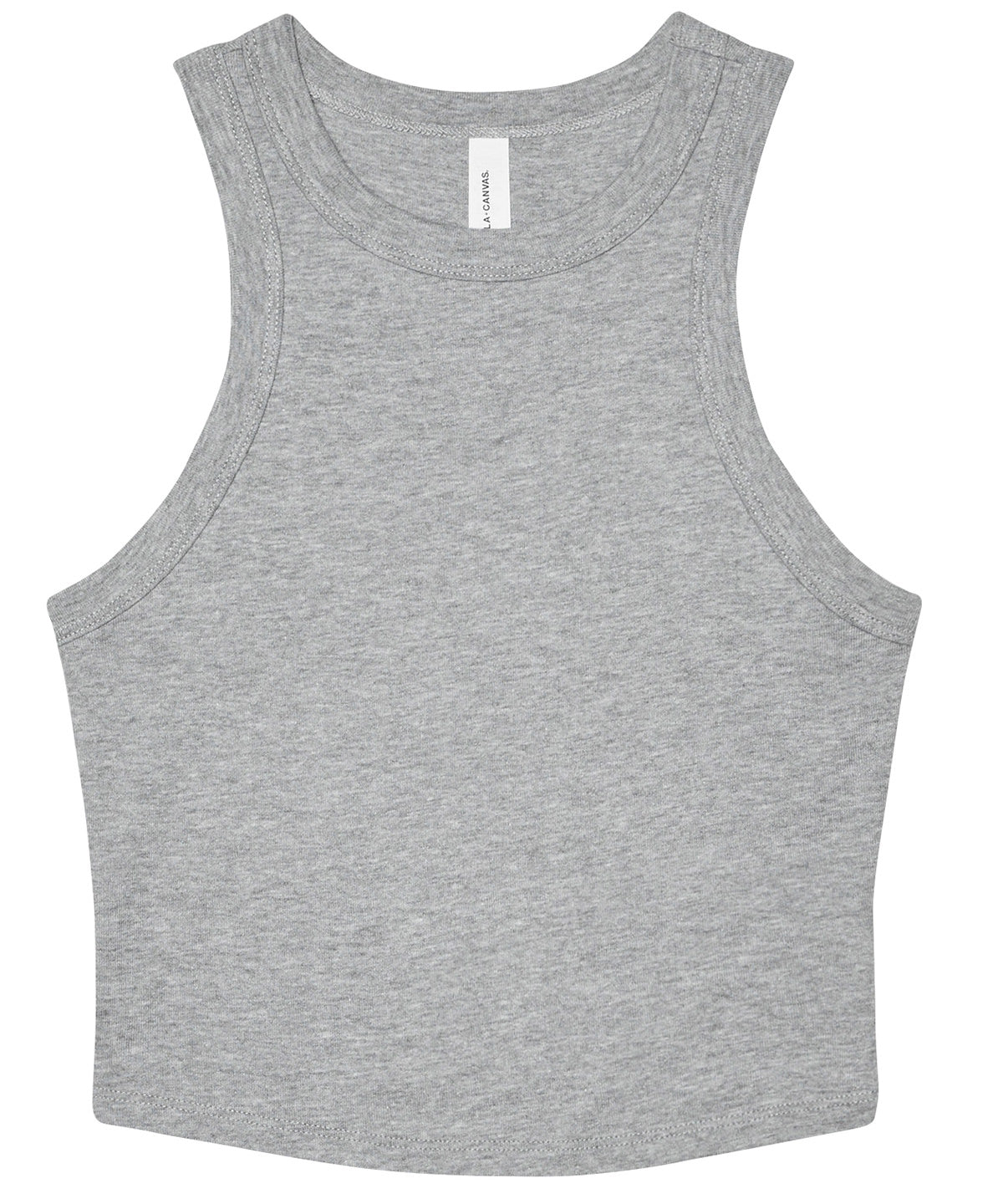 WomenÂs micro rib racer tank