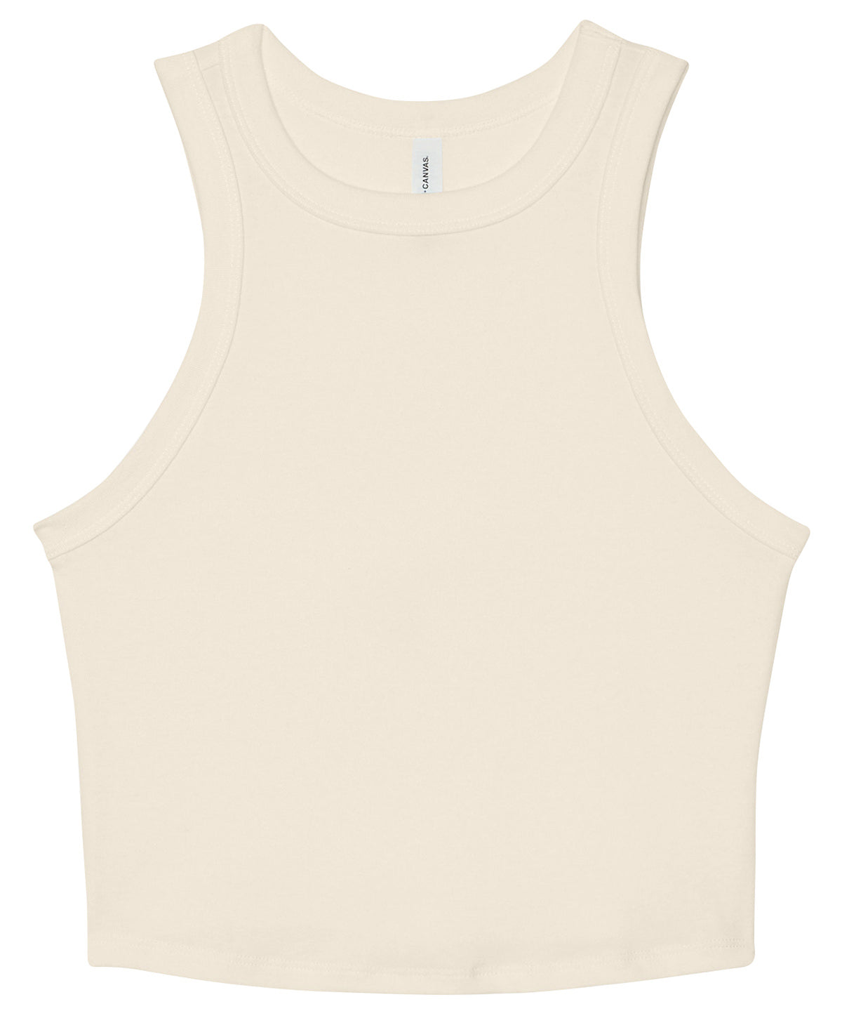 WomenÂs micro rib racer tank