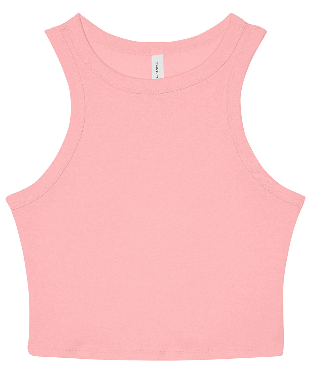 WomenÂs micro rib racer tank
