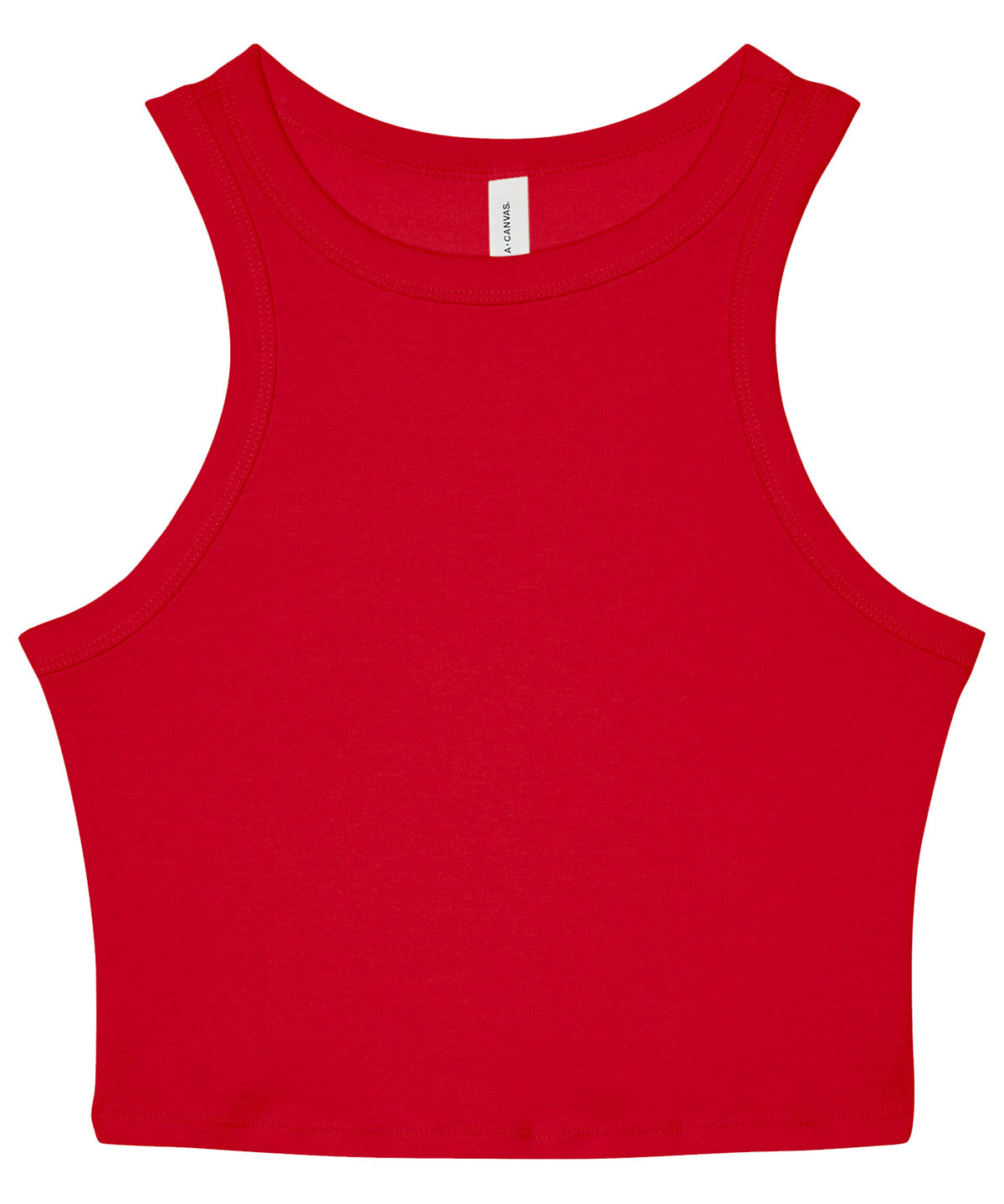 WomenÂs micro rib racer tank
