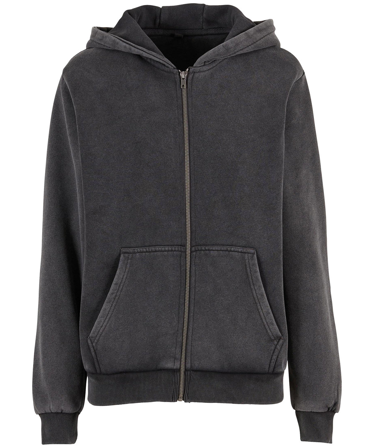 Womens vintage heavy zip hoodie