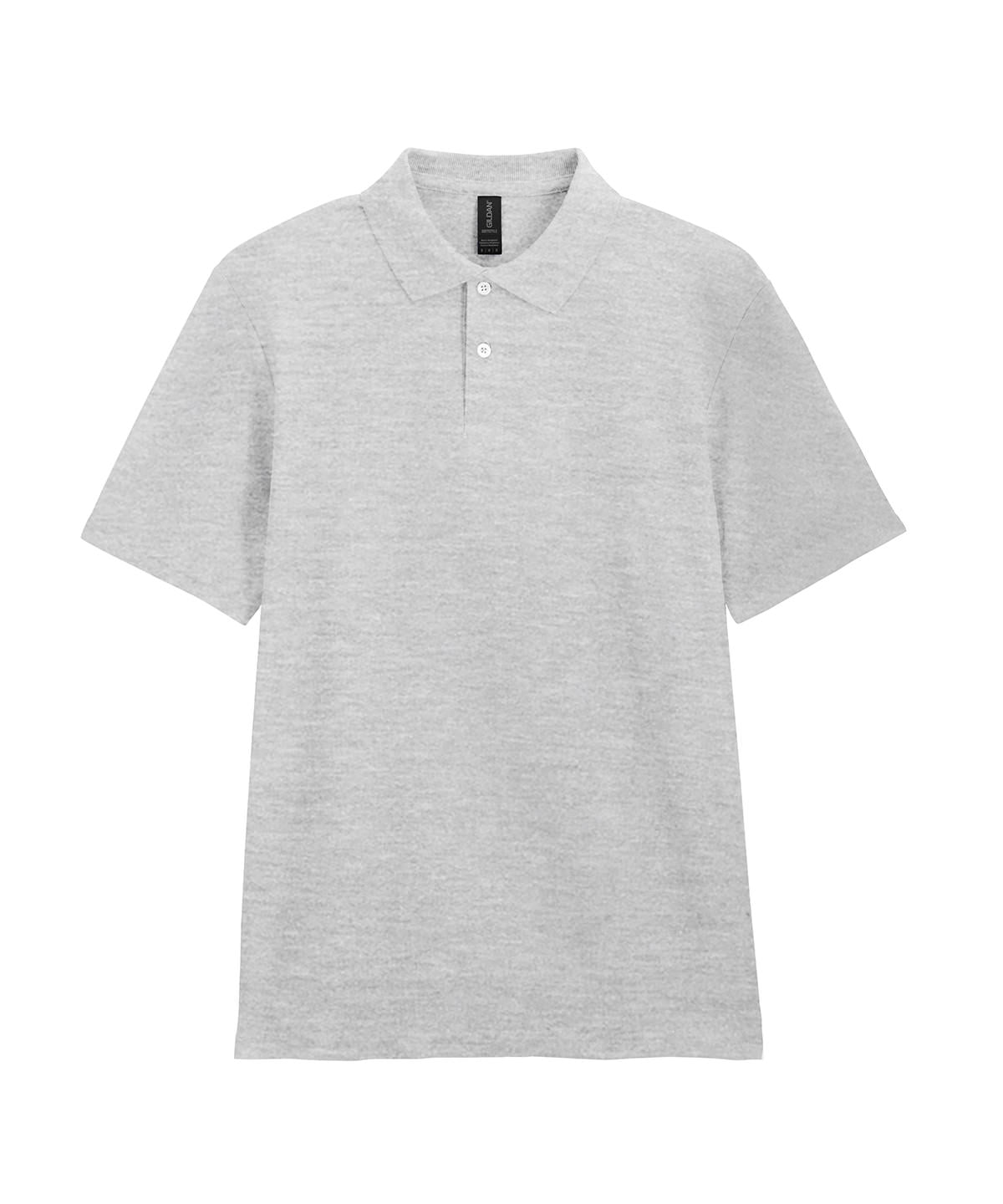 Softstyle adult double piqué polo