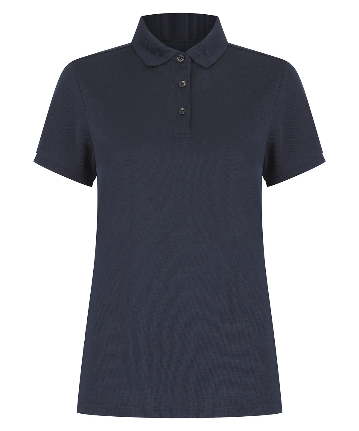 Womens recycled polyester polo shirt