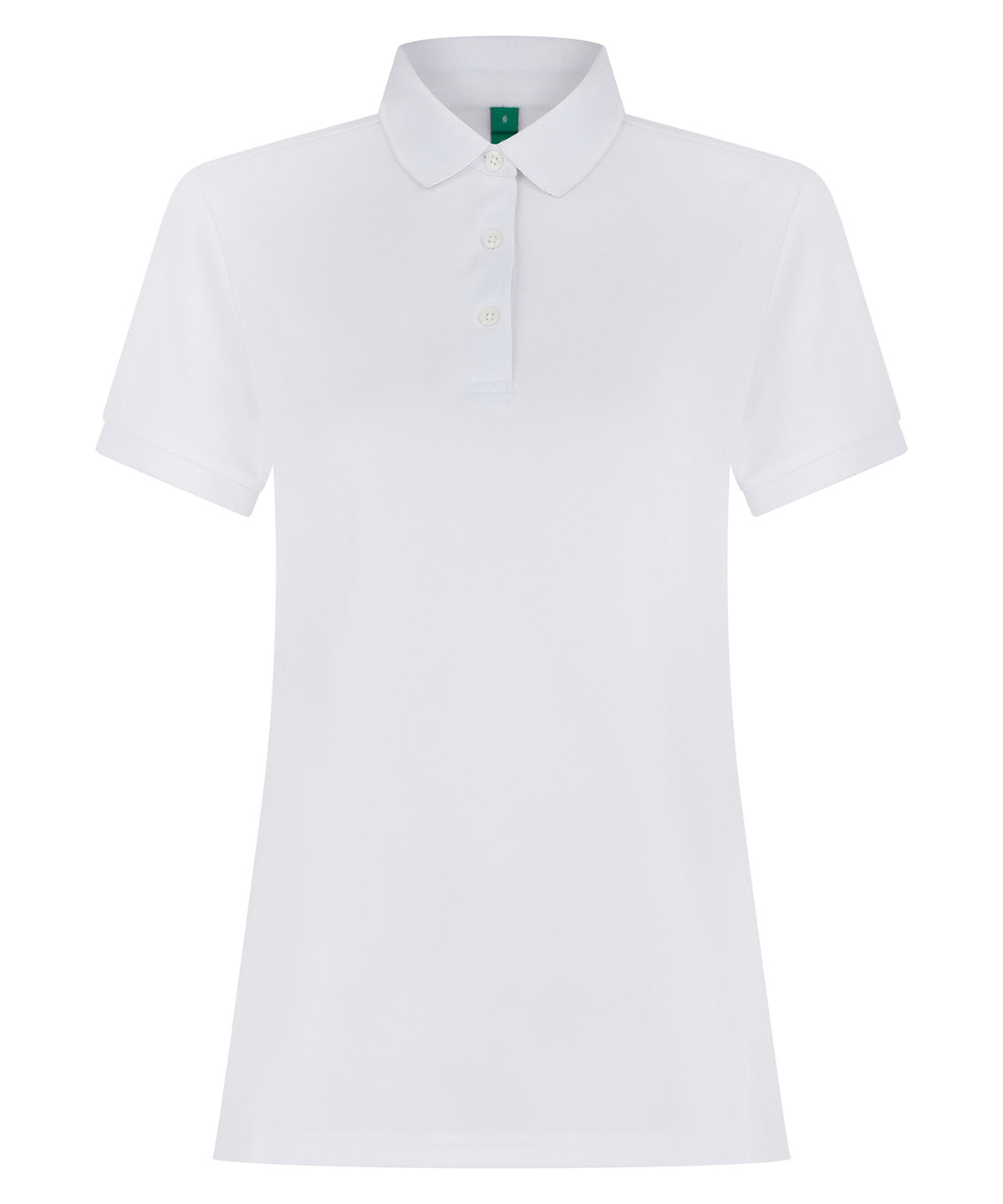 Womens recycled polyester polo shirt