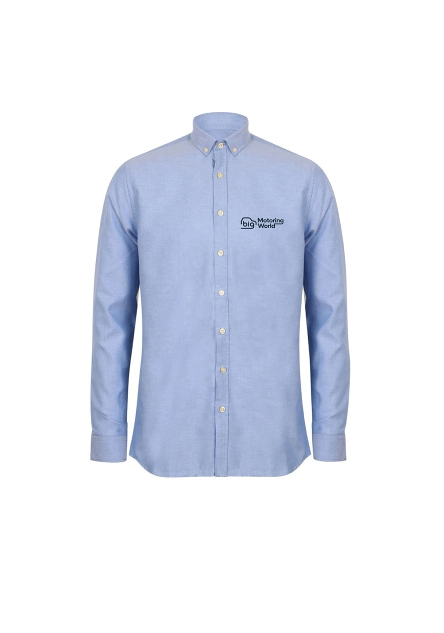 H512R- Men's Long Sleeve Shirt - Light blue