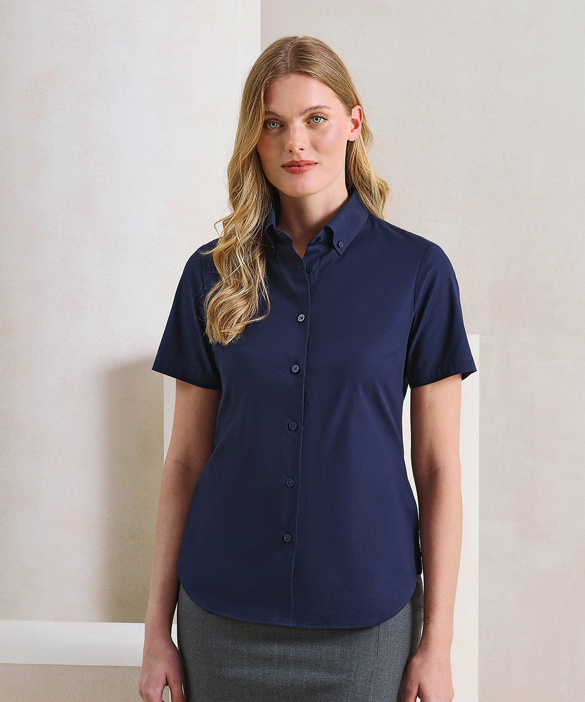 Womens Supreme Oxford short sleeve shirt