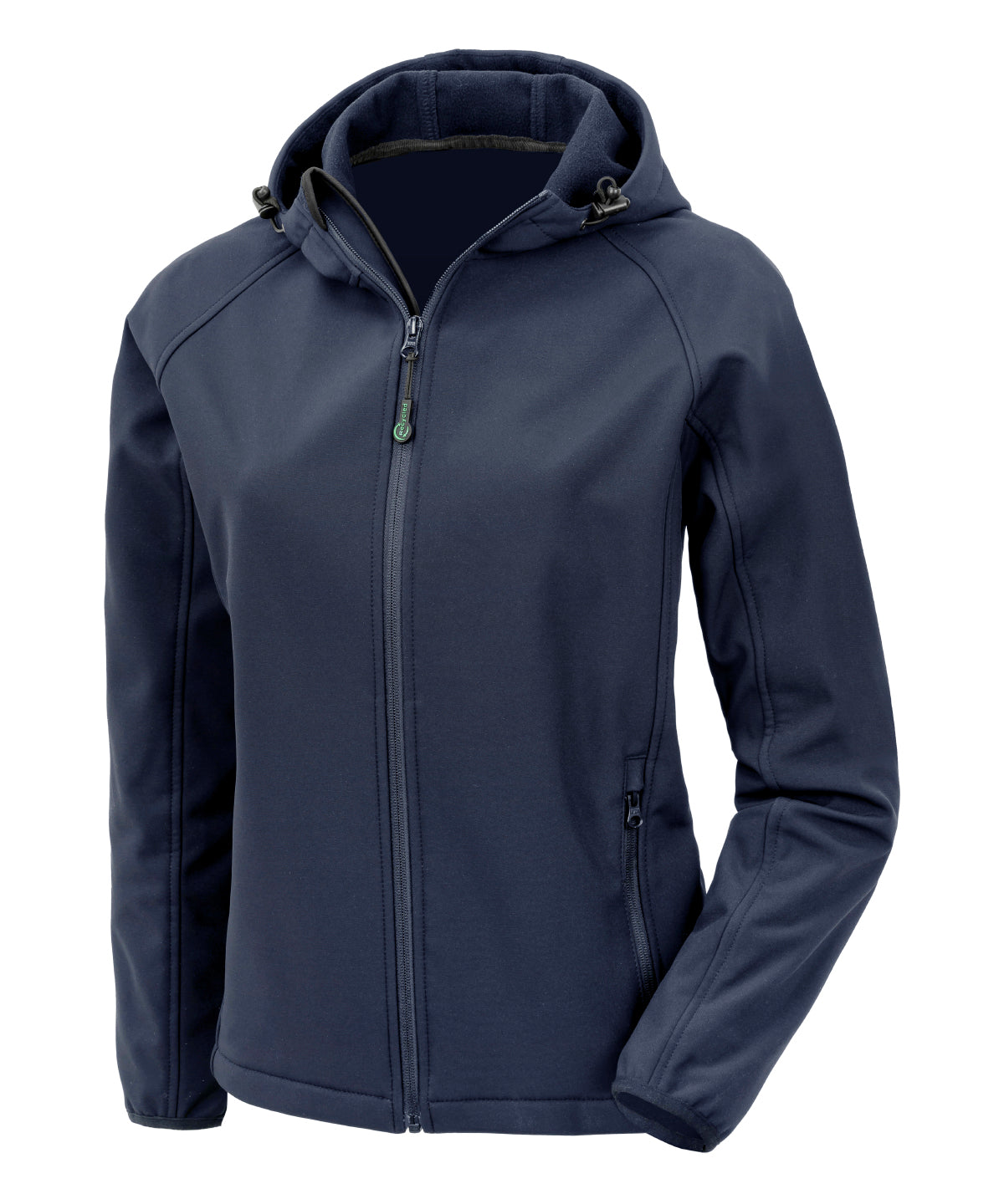 Women's recycled 3-layer printable hooded softshell