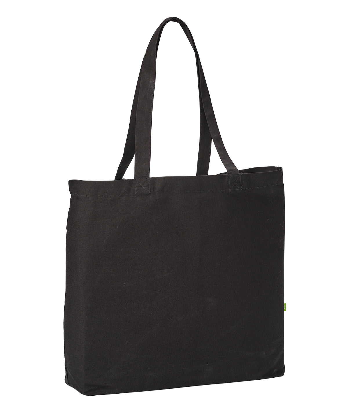 Organic canvas flat base' landscape shopper