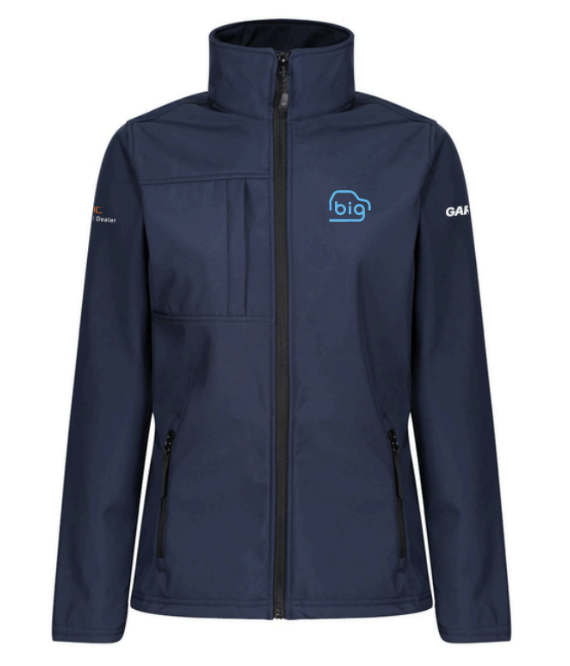 RG192 Regatta Ladies Octagon Softshell Jacket - Navy