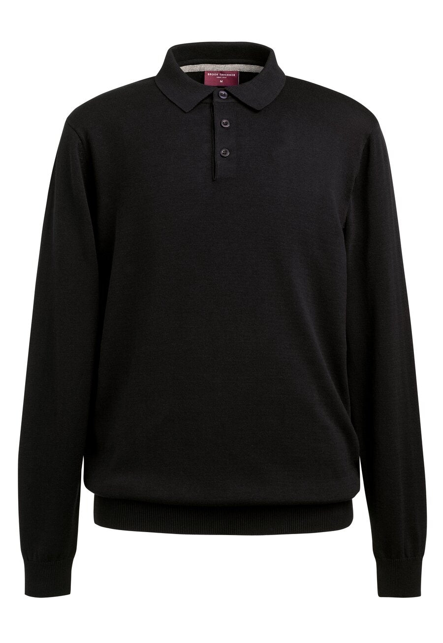 Casper L/S Knit Polo Shirt