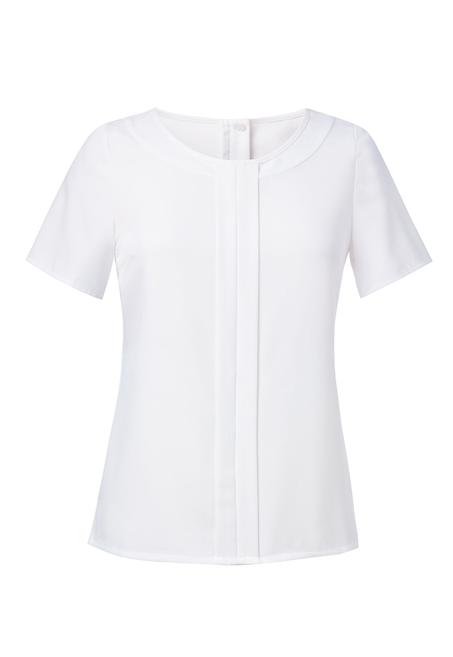 Felina S/S Crepe Blouse