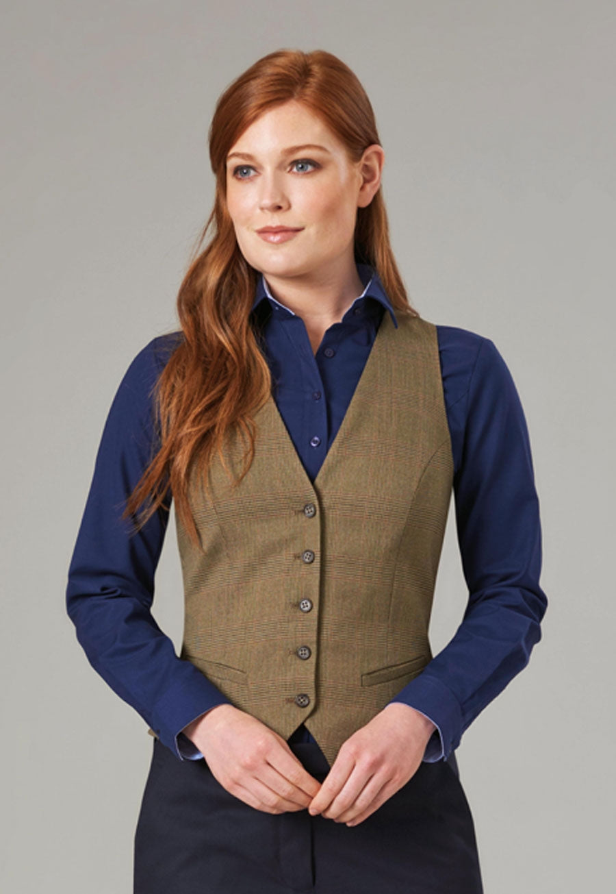 Olivia Check Waistcoat