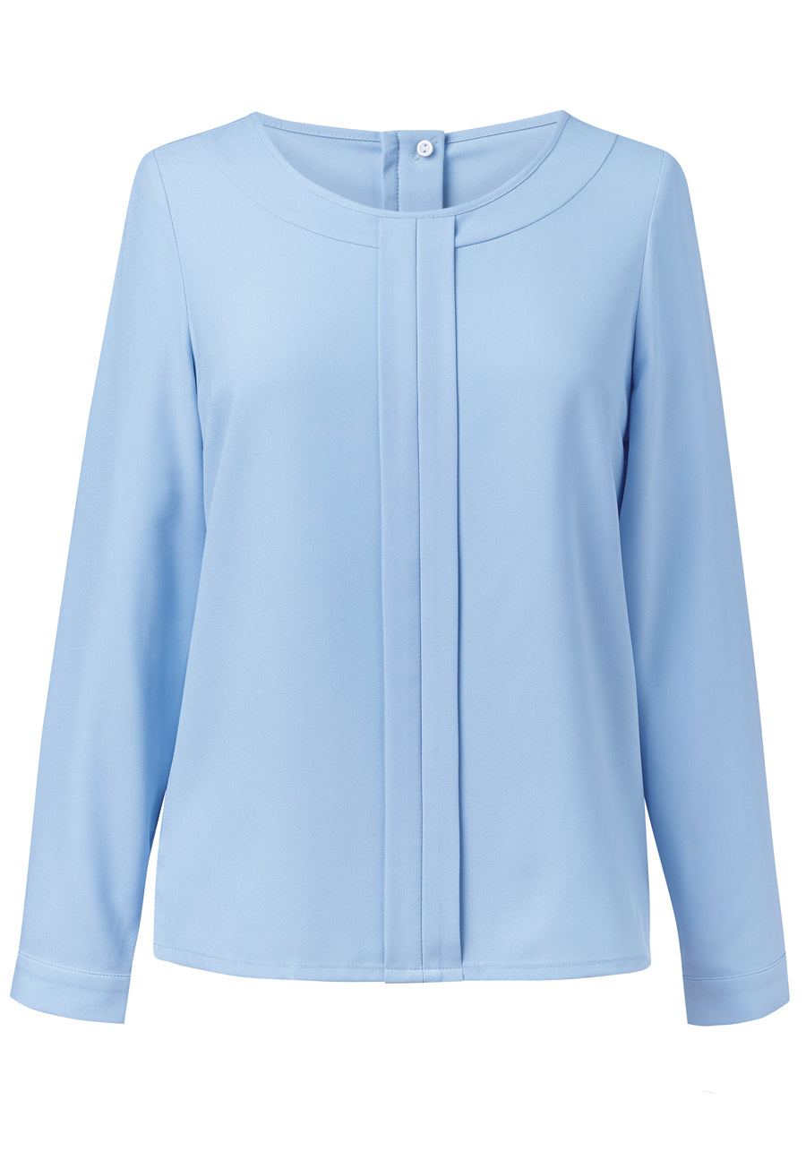 Roma L/S Crepe Blouse